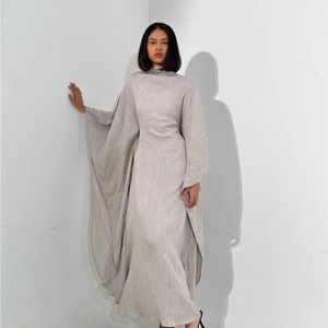 Gray Kaftan Dress Modest Clothing